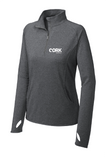 Sport-Tek® Ladies Sport-Wick® Stretch 1/4-Zip Pullover